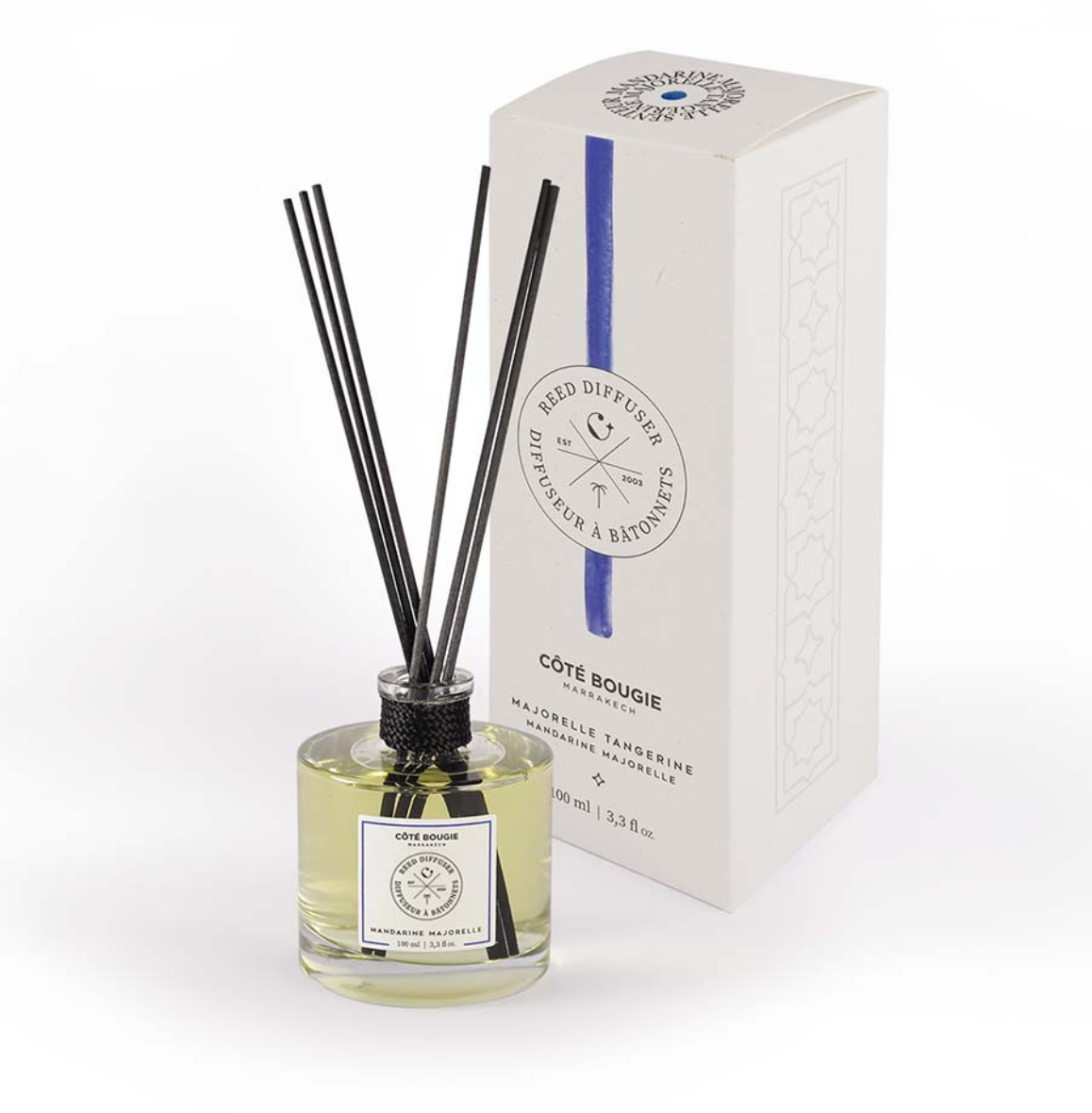 Diffuseur bâtonnet MANDARINE MAJORELLE